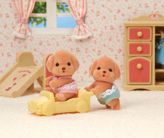 Calico Critters: Toy Poodle Twin Babies