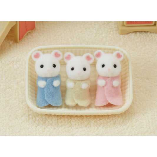 Calico Critters: Marshmallow Mouse Triplets Babies