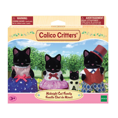 Calico Critters: Midnight Cat Family