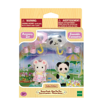 Calico Critters: Nursery Friends- Rainy Day Duo