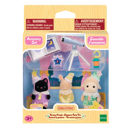 Calico Critters: Nursery Friends- Sleepover Party Trio