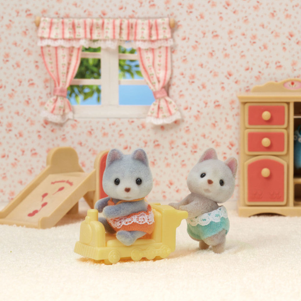 Calico Critters: Husky Twin Babies