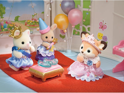 Calico Critters: Princess Recital Set (Baby Deer/ Silk Cat/ Milk Rabbit) (Japanese Exclusive)