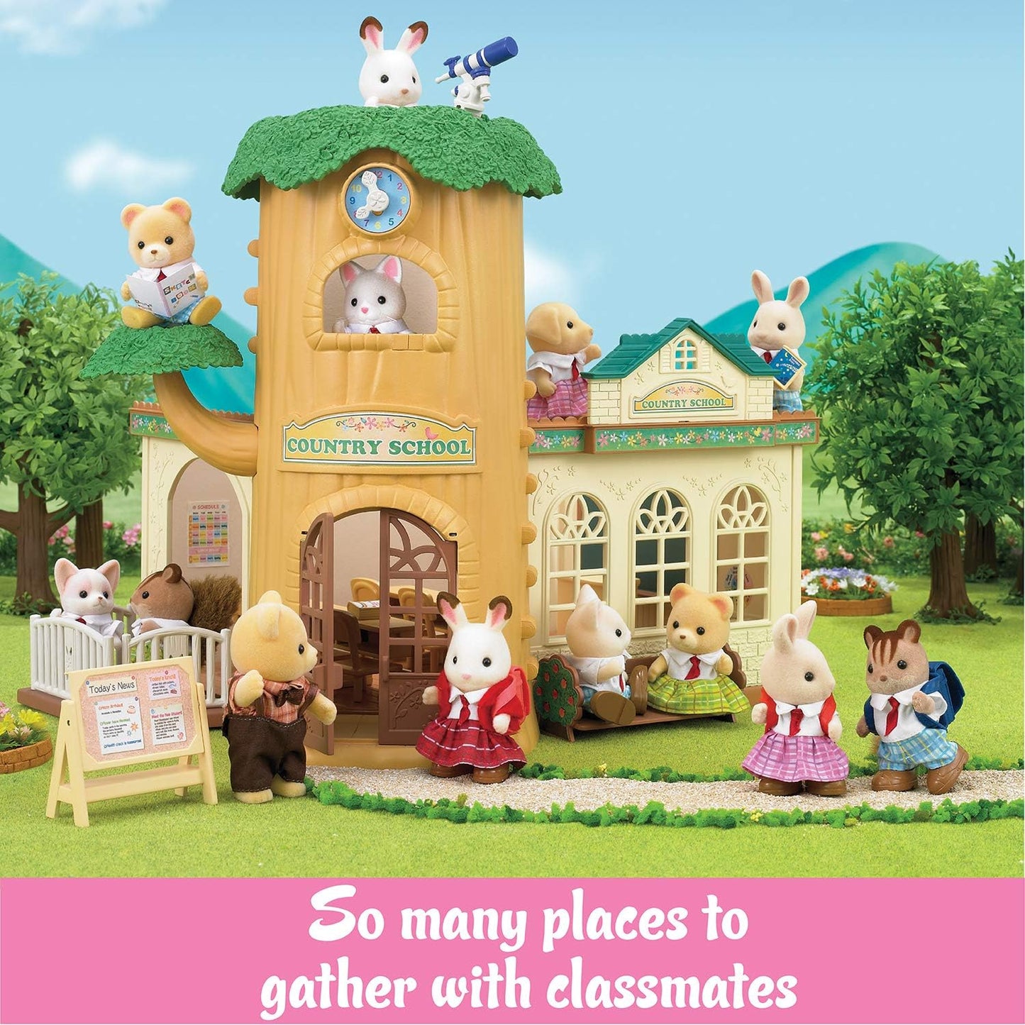 Calico Critters: Country Tree School Set