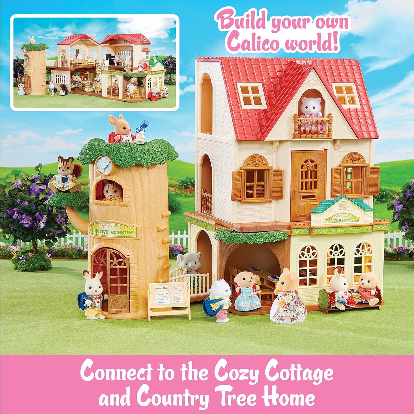 Calico Critters: Country Tree School Set