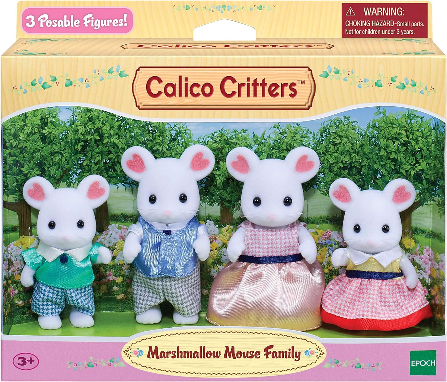 Calico Critters: Marshmallow Mouse Family