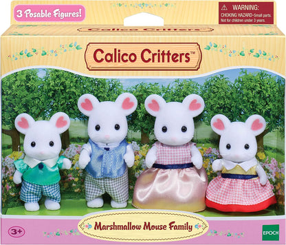 Calico Critters: Marshmallow Mouse Family