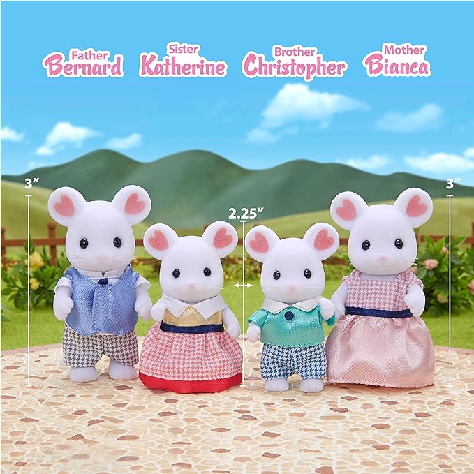 Calico Critters: Marshmallow Mouse Family