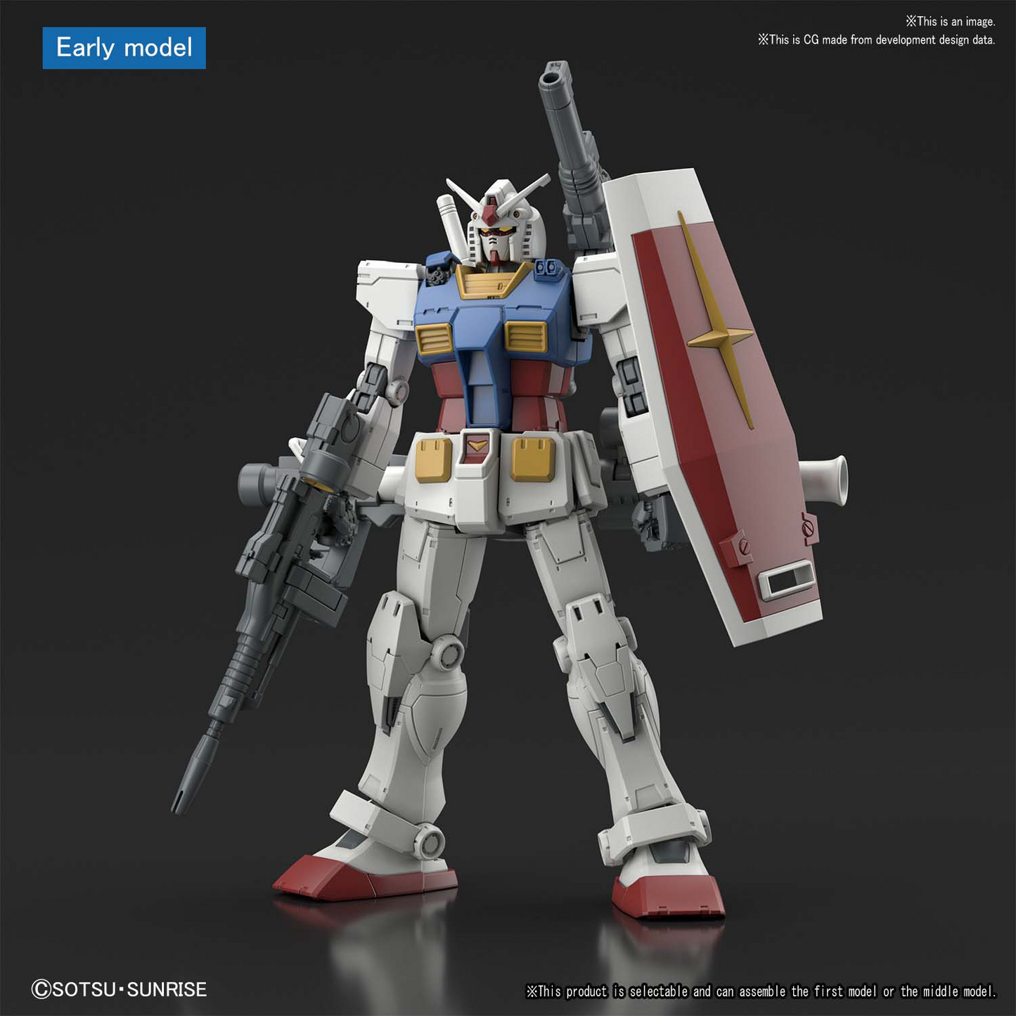 HG 1/144 RX-78-02 GUNDAM (GUNDAM THE ORIGIN Ver.) (Backorder)