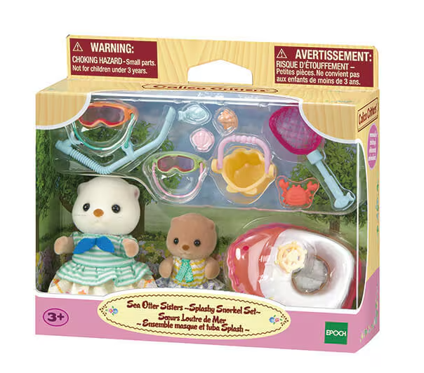 Calico Critters: Sea Otter Sisters Splashy Snorkel Set (North American Release)