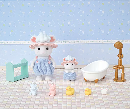 Calico Critters: Bathtime Bubbly Siblings (North American Release)