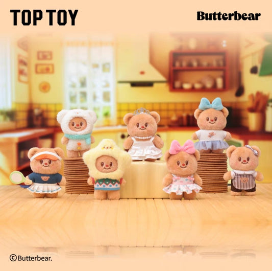 [TOPTOY] Butterbear Versatie Wardrobe Plush Keychain Blind Box