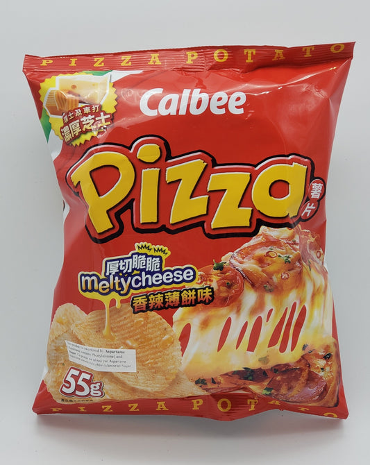 Calbee Spicy Pizza Flavoured Potato Chips